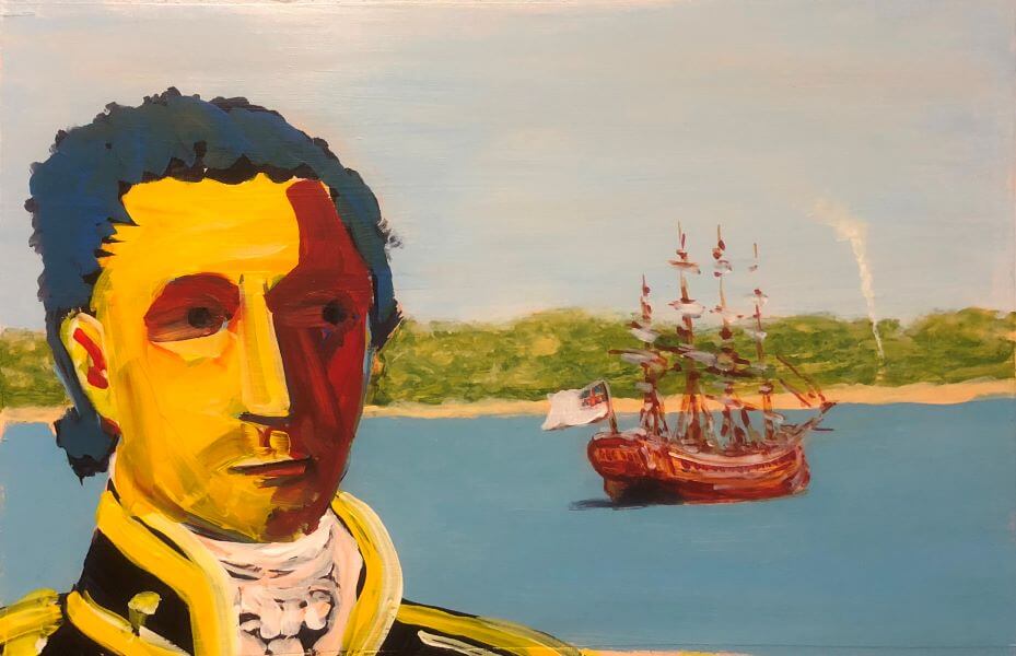 Flinders thought he was the first to know Australia's coastline painted by Philip David