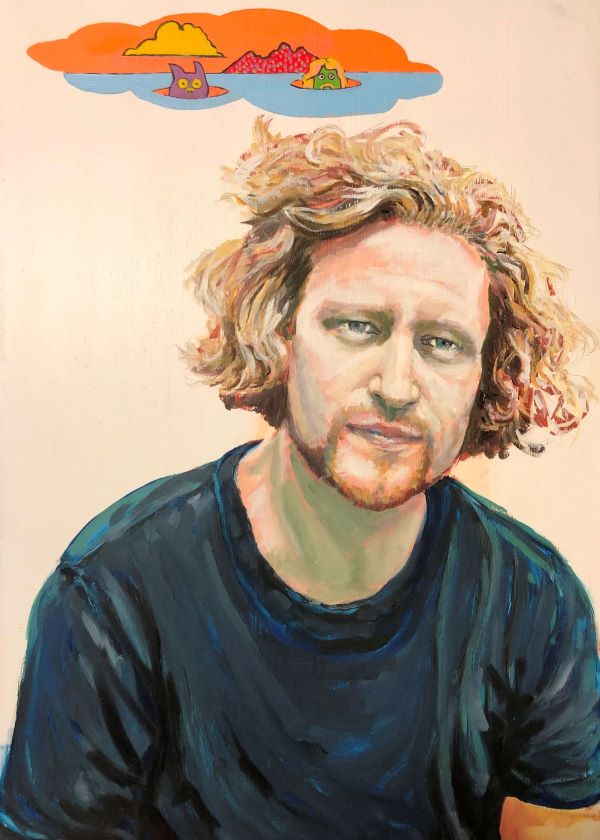 Portrait of Dan Withey painted by Philip David