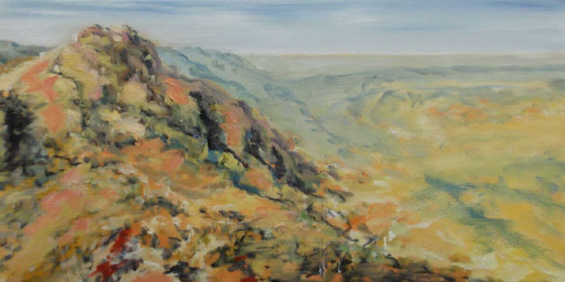 Flinders Ranges painted by Philip David