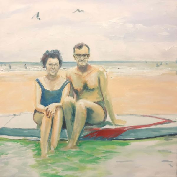 Childhood Family Memories Series painted by Philip David