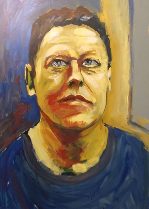 Portrait of Zane Dryer, Artist, painted by Philip David