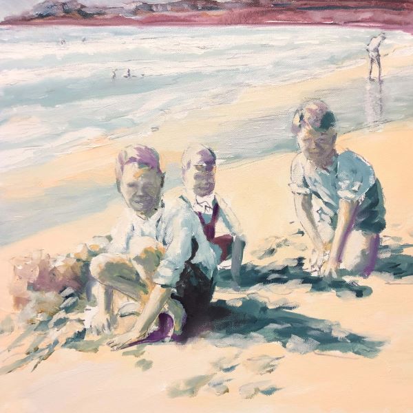 Childhood Family Memories Series painted by Philip David