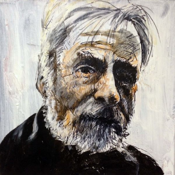 Portrait of Ross Edwards, Composer, painted by Philip David