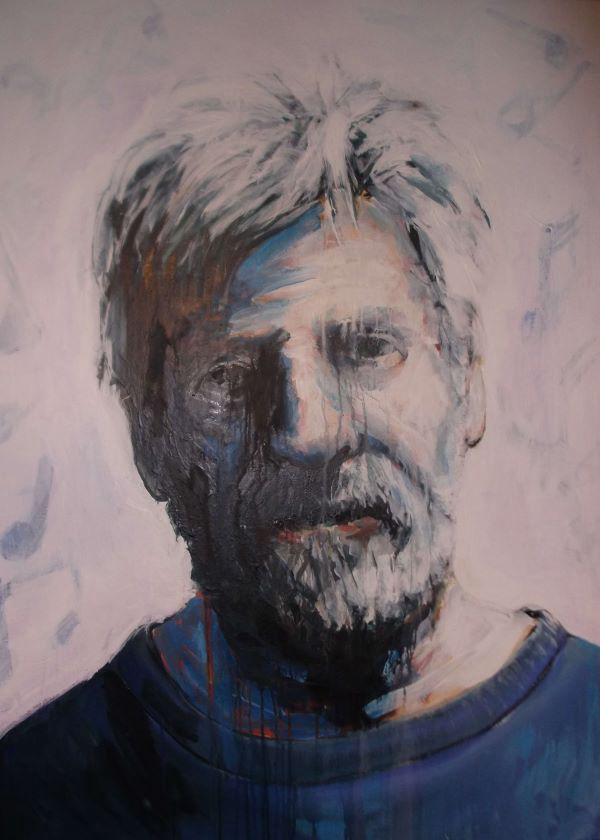 Portrait of Ross Edwards, Composer, painted by Philip David