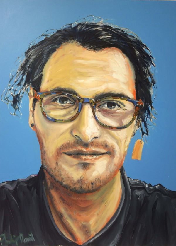 Portrait of Todd David-Smith painted by Philip David